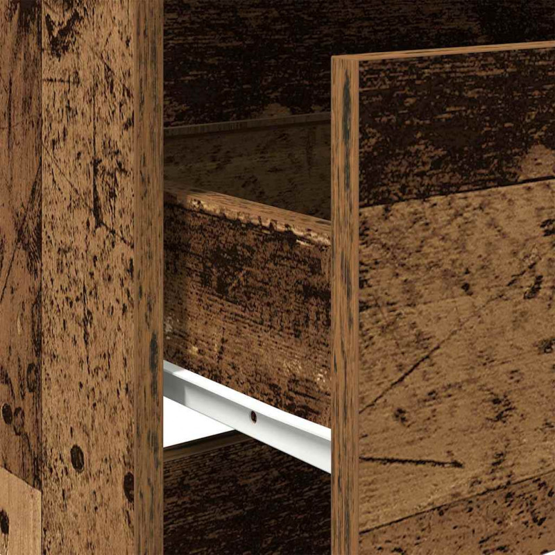 Szafka, stare drewno, 60x35x76 cm, materiał drewnopochodny