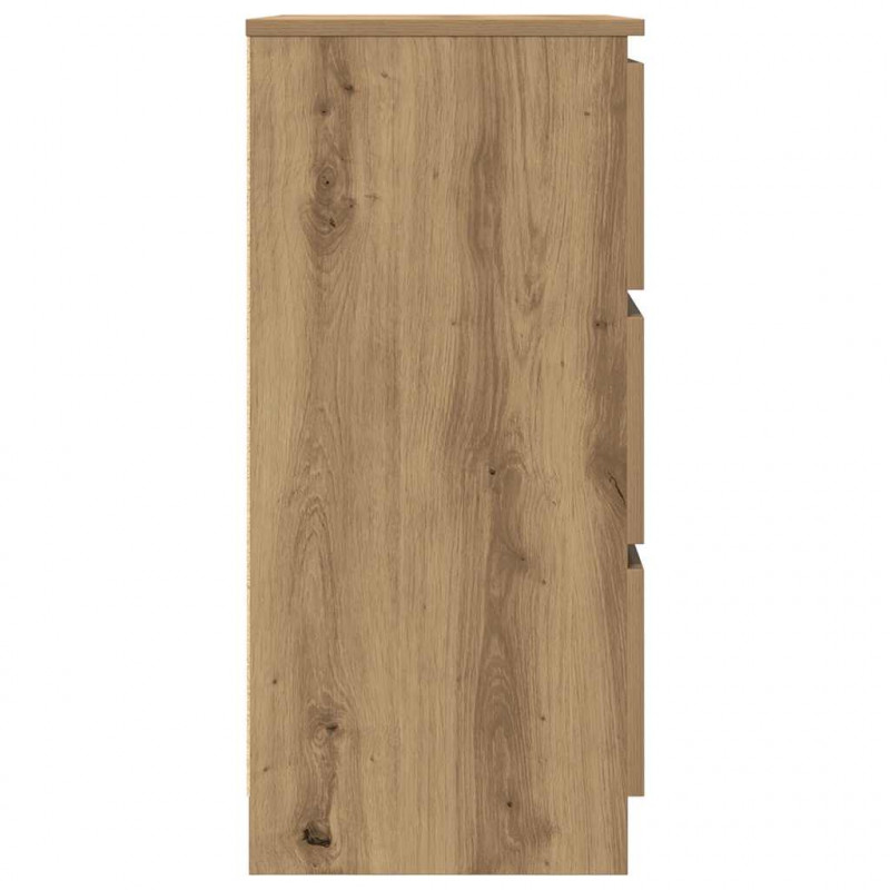 Szafka, dąb artisan, 60x35x76 cm, materiał drewnopochodny