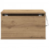 Ścienny stolik nocny 2 pcs Dąb rzemieślniczy 50 x 36 x 30 cm