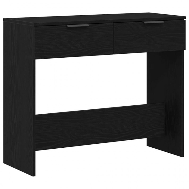 Konsola Czarny Dąb 30 x 36 x 75 cm Materiał drewnopochodny