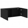 Zestaw szafek RTV Czarny Dąb 100 x 30 x 41 cm