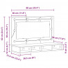 Szafka z lustrem Ze LED Lights Czarny Dąb 90 x 31,5 x 62 cm