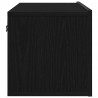 Szafka pod telewizor 2 pcs Czarny Dąb 80 x 30 x 30 cm