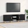 Szafka pod telewizor Czarny Dąb 150 x 30 x 50 cm