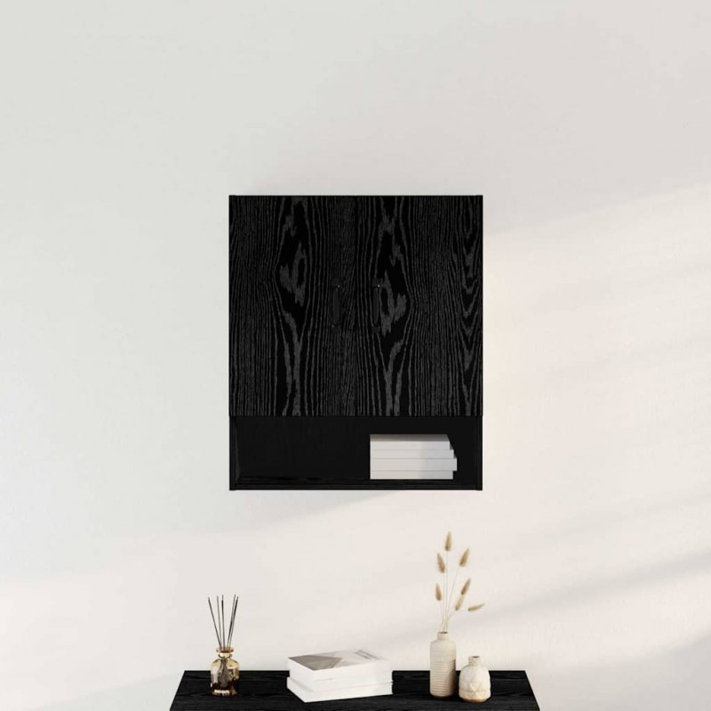 Szafka ścienna Montowane na ścianie Czarny Dąb 60 x 30 x 70 cm