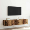 Szafka pod telewizor 2 pcs Stare drewno 80 x 35 x 31 cm