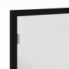 Lustro łazienkowe z oświetleniem LED, czarny dąb, 60x8,5x37 cm