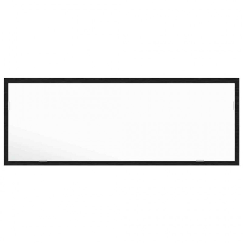 Lustro łazienkowe LED Czarny Dąb 100 x 8,5 x 37 cm Szkło