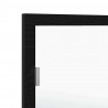 Lustro łazienkowe LED Czarny Dąb 100 x 8,5 x 37 cm Szkło