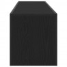 Szafka pod telewizor Ze LED Lights Czarny Dąb 120 x 35 x 40 cm