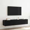 Szafka pod telewizor 2 pcs Czarny Dąb 80 x 35 x 31 cm