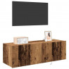 Szafka pod telewizor 2 pcs Stare drewno 100 x 35 x 31 cm