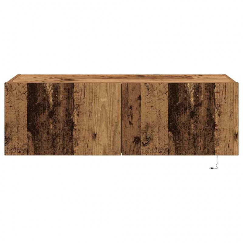Szafka pod telewizor 2 pcs Stare drewno 100 x 35 x 31 cm