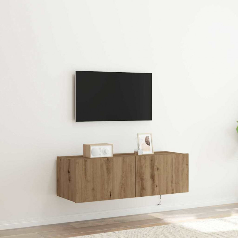 Szafka pod telewizor Dąb rzemieślniczy 100 x 35 x 31 cm