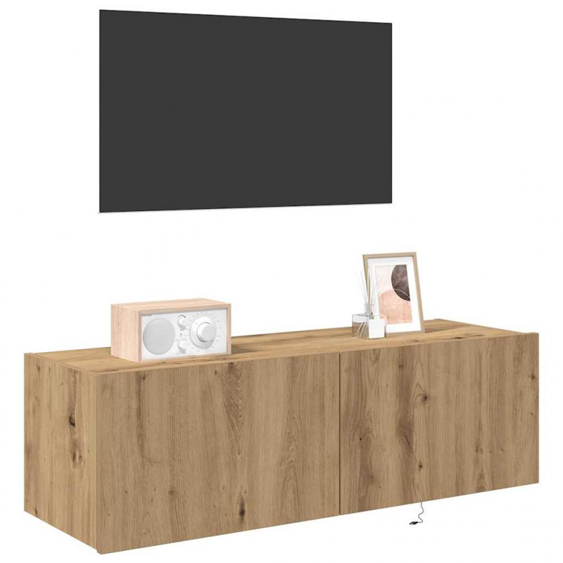 Szafka pod telewizor Dąb rzemieślniczy 100 x 35 x 31 cm