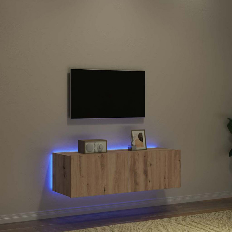 Szafka pod telewizor Dąb rzemieślniczy 100 x 35 x 31 cm