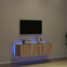 Szafka pod telewizor Dąb rzemieślniczy 100 x 35 x 31 cm