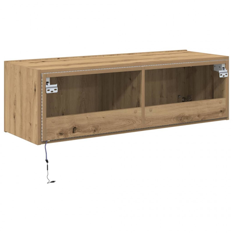 Szafka pod telewizor Dąb rzemieślniczy 100 x 35 x 31 cm