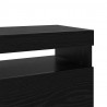 Szafka pod telewizor 2 pcs Czarny Dąb 60 x 35 x 40 cm