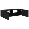 Szafka pod telewizor 2 pcs Czarny Dąb 100 x 35 x 31 cm