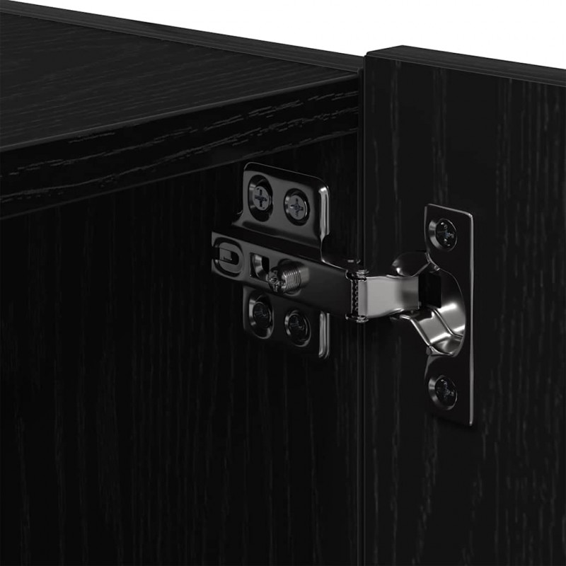 Szafka pod telewizor 2 pcs Czarny Dąb 100 x 35 x 31 cm