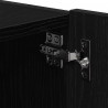 Szafka pod telewizor 2 pcs Czarny Dąb 100 x 35 x 31 cm