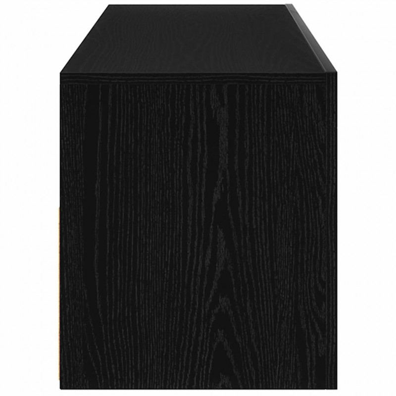 Szafka pod telewizor 2 pcs Czarny Dąb 75 x 35 x 40 cm