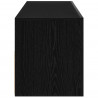 Szafka pod telewizor Ze LED Lights Czarny Dąb 90 x 35 x 40 cm