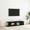 Szafka pod telewizor Ze LED Lights Czarny Dąb 135 x 39 x 30 cm