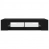 Szafka pod telewizor Ze LED Lights Czarny Dąb 135 x 39 x 30 cm