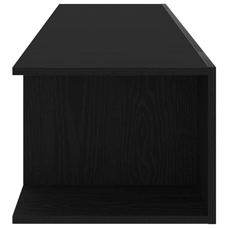 Szafka pod telewizor Ze LED Lights Czarny Dąb 135 x 39 x 30 cm