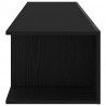 Szafka pod telewizor Ze LED Lights Czarny Dąb 135 x 39 x 30 cm