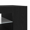Szafka pod telewizor Ze LED Lights Czarny Dąb 135 x 39 x 30 cm