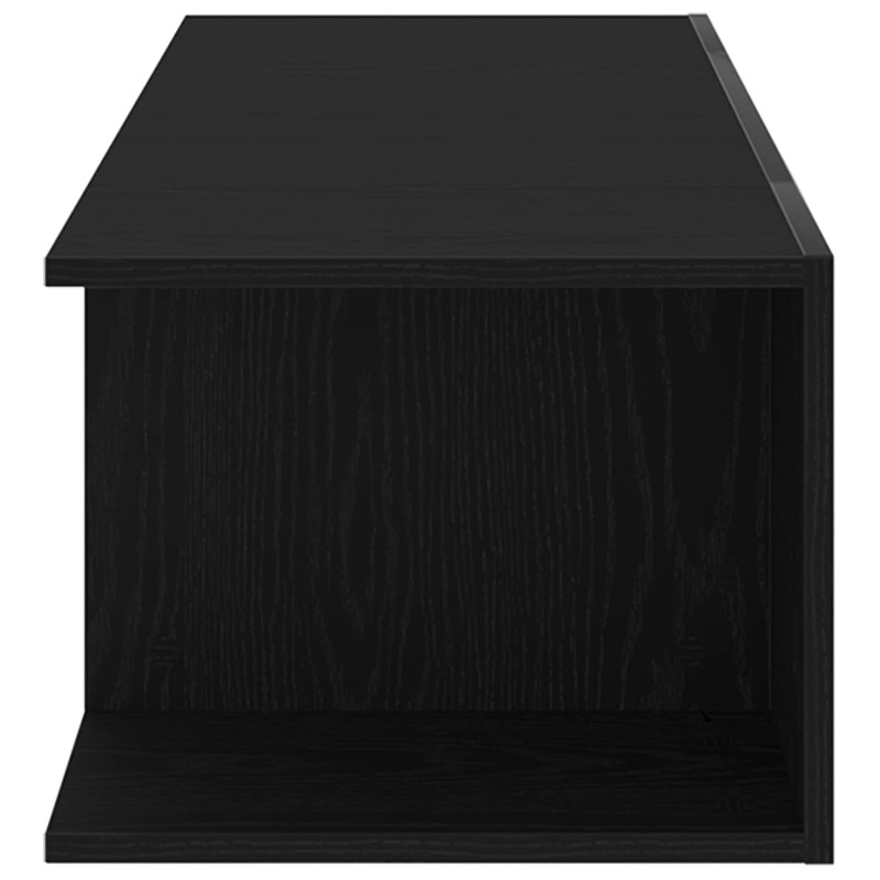 Szafka pod telewizor Ze LED Lights Czarny Dąb 90 x 39 x 30 cm