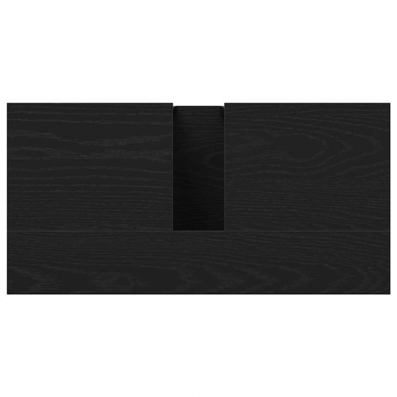 Szafka pod umywalkę z drzwiami Czarny Dąb 60 x 30 x 60 cm