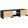 Szafka pod telewizor Czarny Dąb 140 x 38,5 x 36 cm