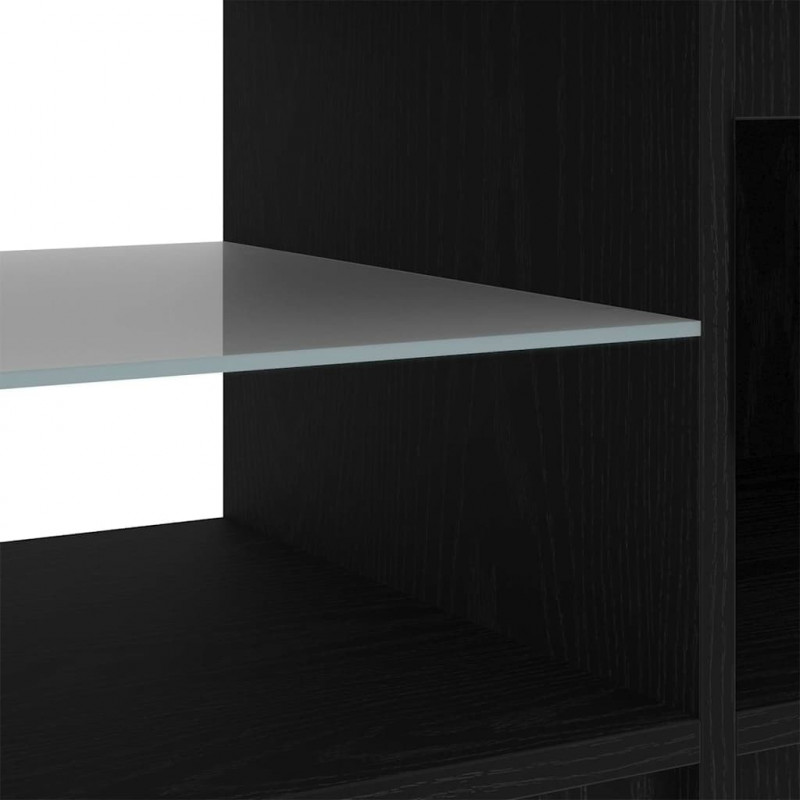 Szafka pod telewizor Czarny Dąb 140 x 38,5 x 36 cm