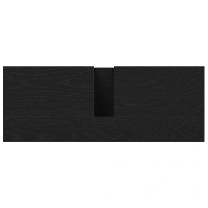 Szafka pod umywalkę z drzwiami Czarny Dąb 80 x 30 x 60 cm