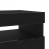 Szafka pod telewizor Ze LED Lights Czarny Dąb 100 x 35 x 40 cm