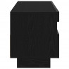 Szafka pod telewizor Ze LED Lights Czarny Dąb 80 x 35 x 40 cm