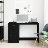 Biurko Czarny Dąb 50 x 115 x 75 cm Materiał drewnopochodny