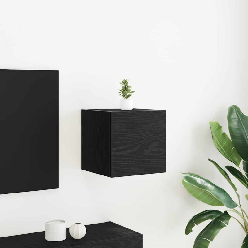 Szafka pod telewizor Czarny Dąb 30,5 x 30 x 30 cm