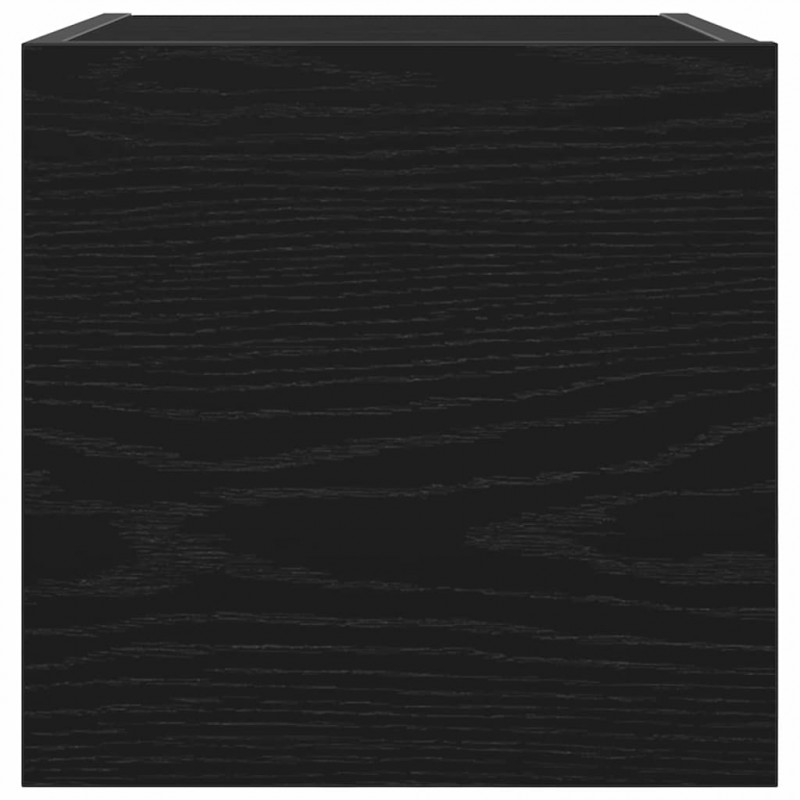 Szafka pod telewizor 2 pcs Czarny Dąb 30,5 x 30 x 30 cm