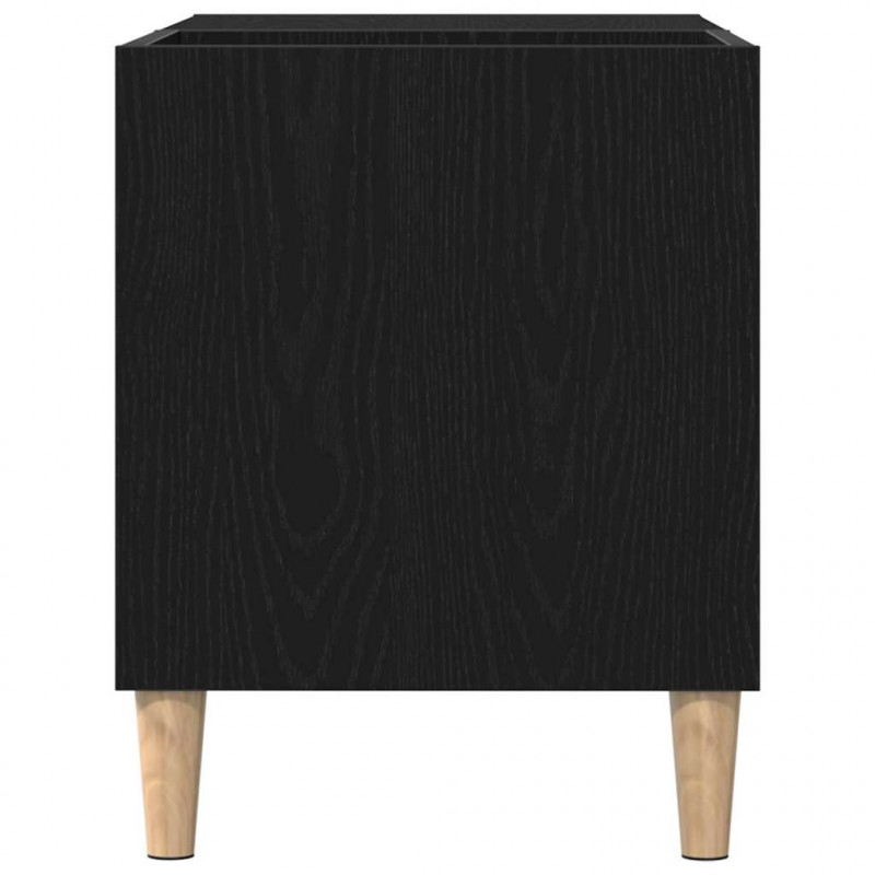 Szafka na płyty winylowe Czarny dąb 84,5 x 38 x 48 cm