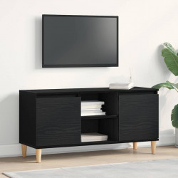 Szafka pod telewizor Czarny Dąb 102 x 35 x 50 cm
