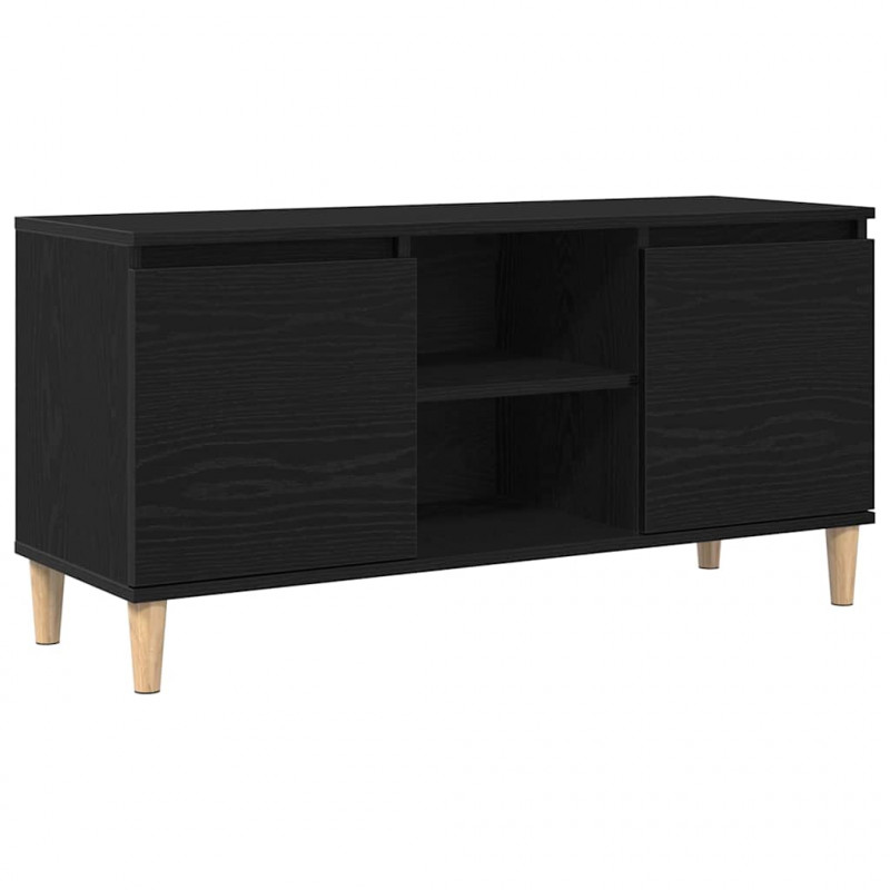 Szafka pod telewizor Czarny Dąb 102 x 35 x 50 cm