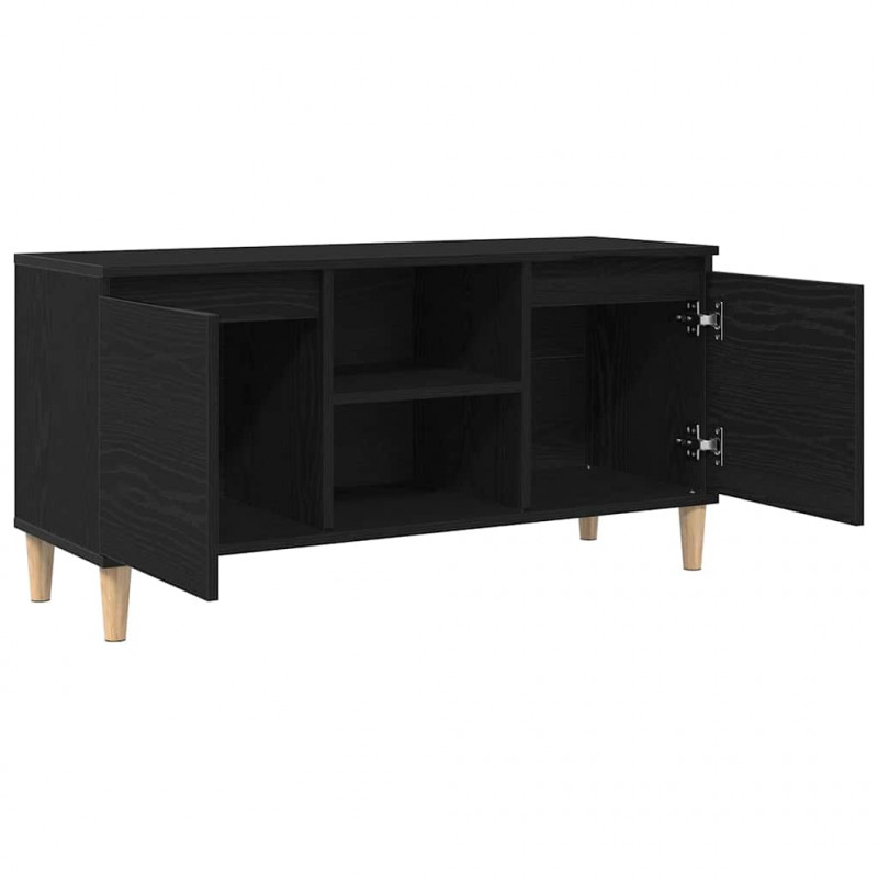 Szafka pod telewizor Czarny Dąb 102 x 35 x 50 cm