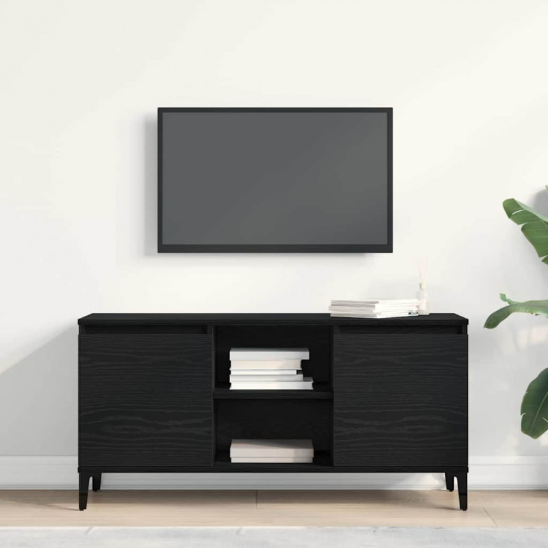 Szafka pod telewizor Czarny Dąb 102 x 35 x 50 cm
