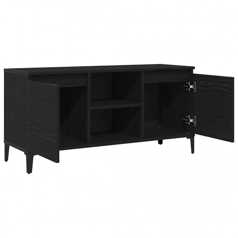 Szafka pod telewizor Czarny Dąb 102 x 35 x 50 cm