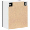 Szafka wisząca z półką Lyon 2 pcs Czarny Dąb 50 x 31 x 60 cm